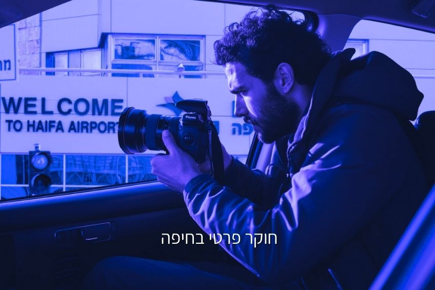 חוקר פרטי בחיפה מבצע מעקב עם מצלמה - גל חקירות