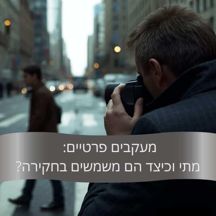 מעקבים פרטיים מתי וכיצד הם משמשים בחקירה - גל חקירות